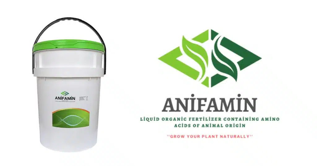 Ege Farm Anifamin Hayvan menşeli sıvı organik gübre ürünü